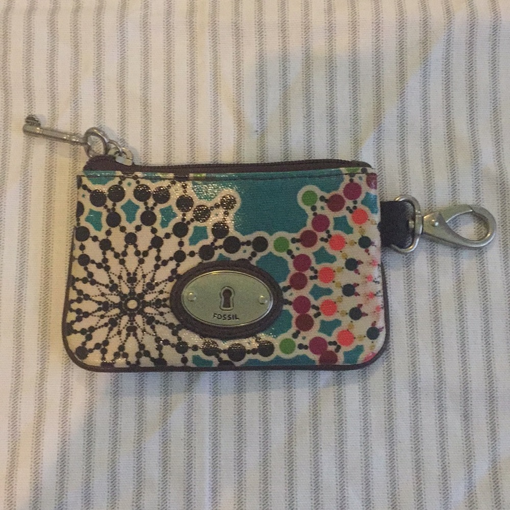 Fossil key per coin purse